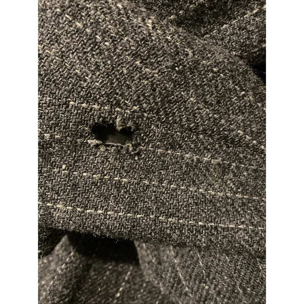 Hugo Boss Harris Tweed Pin Strip Jacket 100% Virgin Wool 42L Mens Vintage‎